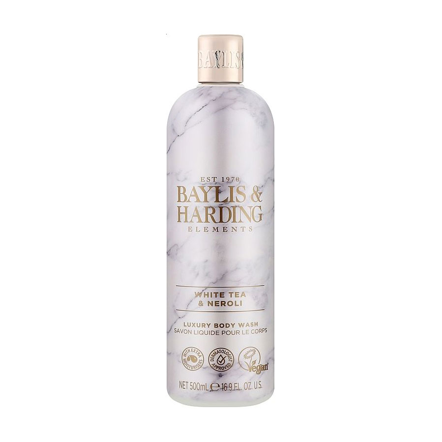 Гель для душу Baylis &amp; Harding Elements Luxury Body Wash, White Tea &amp; Neroli, 500 мл